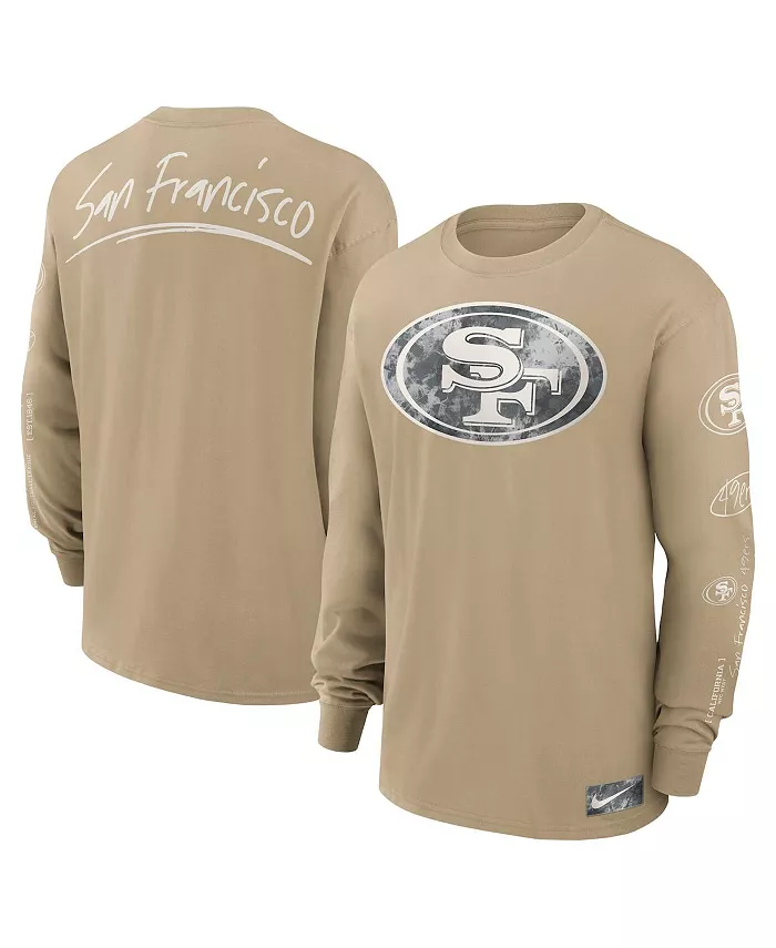 Мужская футболка с длинным рукавом Essential Statement Max90 San Francisco 49ers в бежевом цвете Nike
Мужская футболка с длинным рукавом Essential Statement Max90 San Francisco 49ers в бежевом цвете Nike