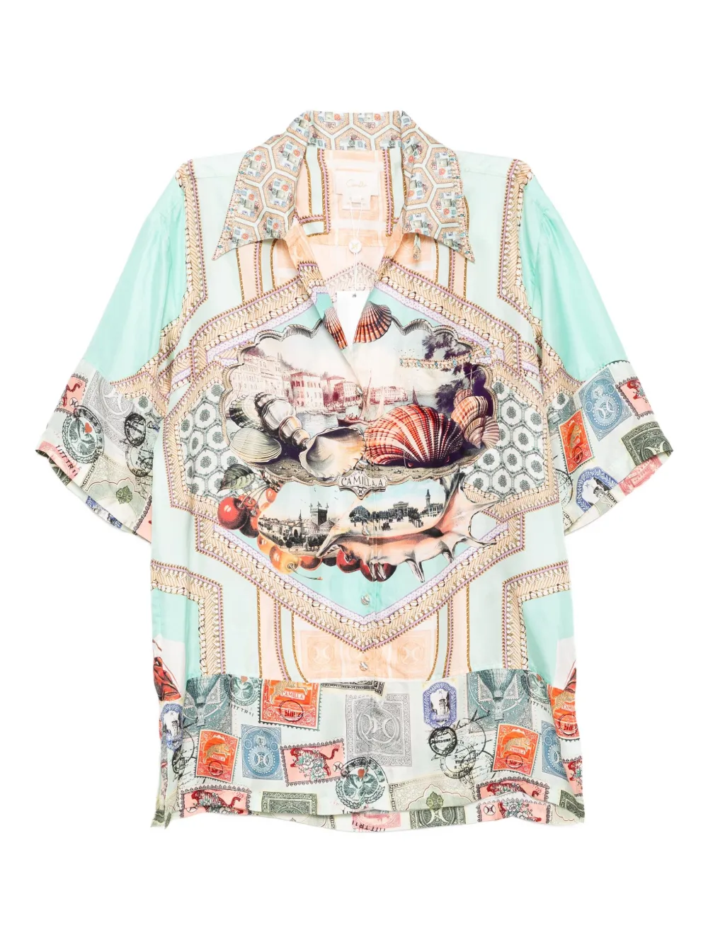 Рубашка с надписью «С любовью из Турции» Camilla, зеленый
Рубашка с надписью «С любовью из Турции» Camilla, зеленый