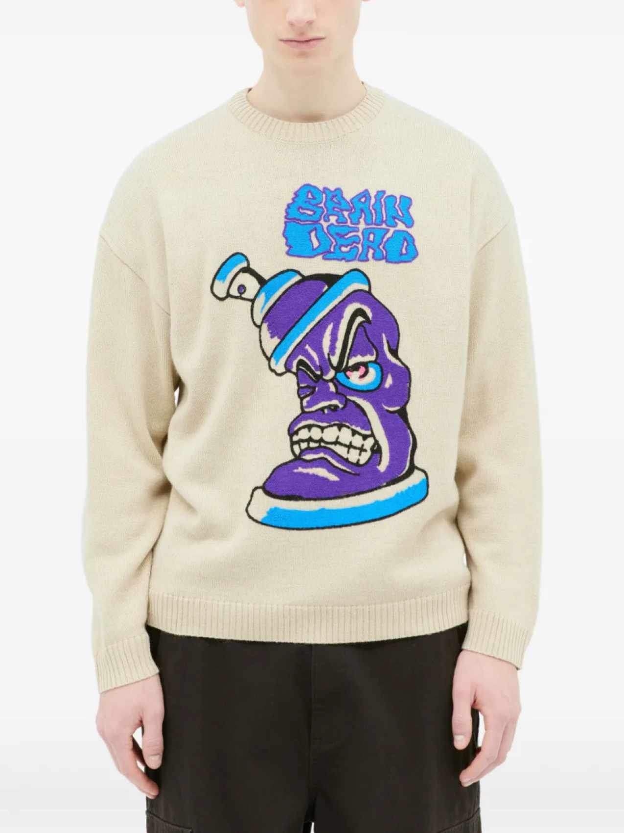 Свитер в баллончике Brain Dead, нейтральный
Свитер в баллончике Brain Dead, нейтральный