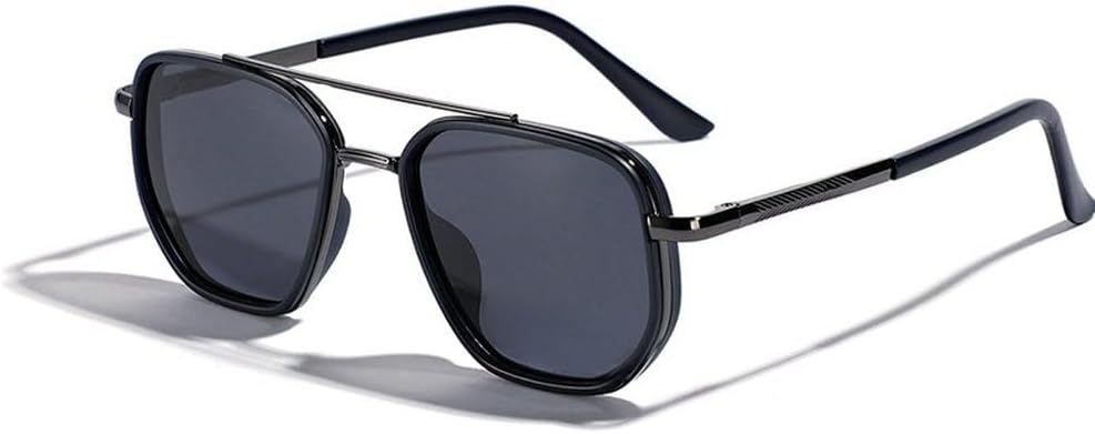 Поляризованные солнцезащитные очки TR90 для мужчин, металлические солнцезащитные очки для женщин, двойная перемычка, для вождения, зеленые, черные, UV400 HYYZZC, Dark Blue
Поляризованные солнцезащитные очки TR90 для мужчин, металлические солнцезащитные очки для женщин, двойная перемычка, для вождения, зеленые, черные, UV400 HYYZZC, Dark Blue