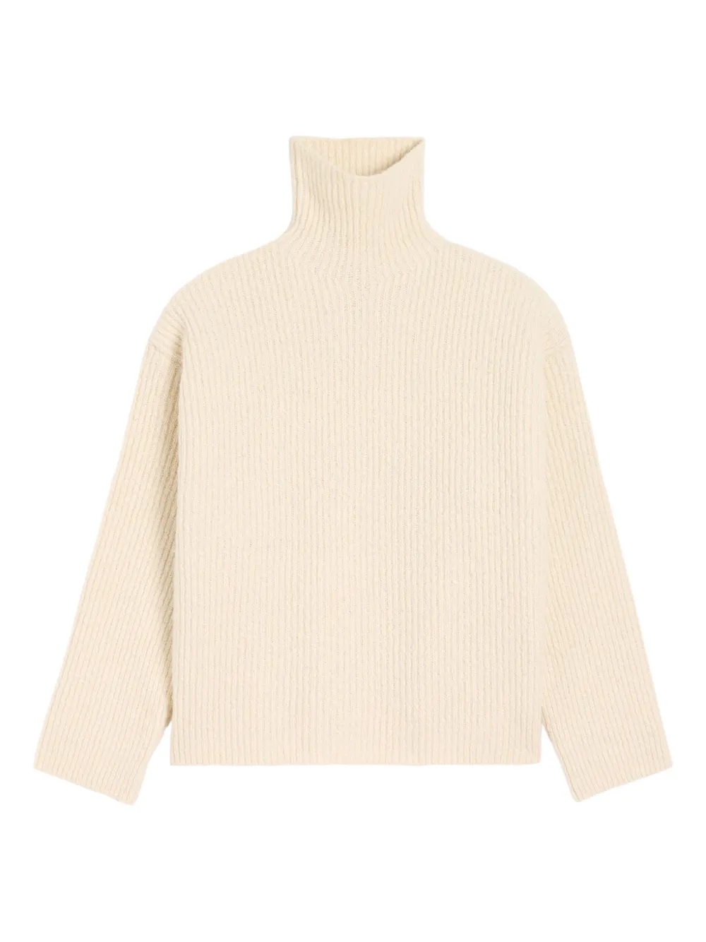 Шерстяной свитер с высоким воротником Ami Paris, бежевый
Шерстяной свитер с высоким воротником Ami Paris, бежевый