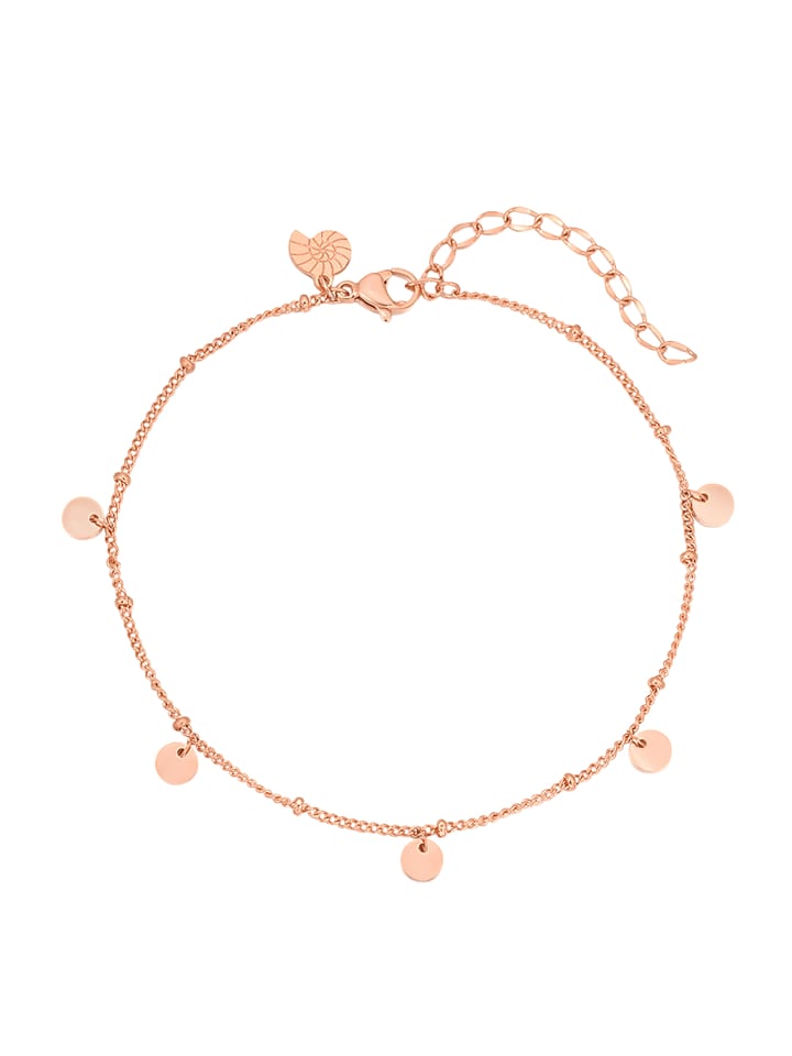 Hey Happiness Позолоченный браслет на лодыжку с подвеской в виде диска, нержавеющая сталь с покрытием из розового золота - (Д) 20-25 см
Hey Happiness Позолоченный браслет на лодыжку с подвеской в виде диска, нержавеющая сталь с покрытием из розового золота - (Д) 20-25 см