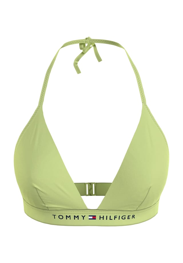 Треугольный бикини с вырезом халтернеком Tommy Hilfiger, зеленый
Треугольный бикини с вырезом халтернеком Tommy Hilfiger, зеленый