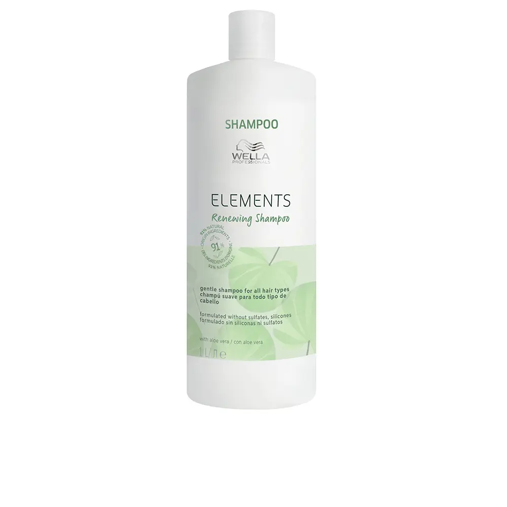 Шампунь Elements champú renovador suave sin sulfatos todo tipo de cabellos Wella Professionals, 1000 мл.
Шампунь Elements champú renovador suave sin sulfatos todo tipo de cabellos Wella Professionals, 1000 мл.