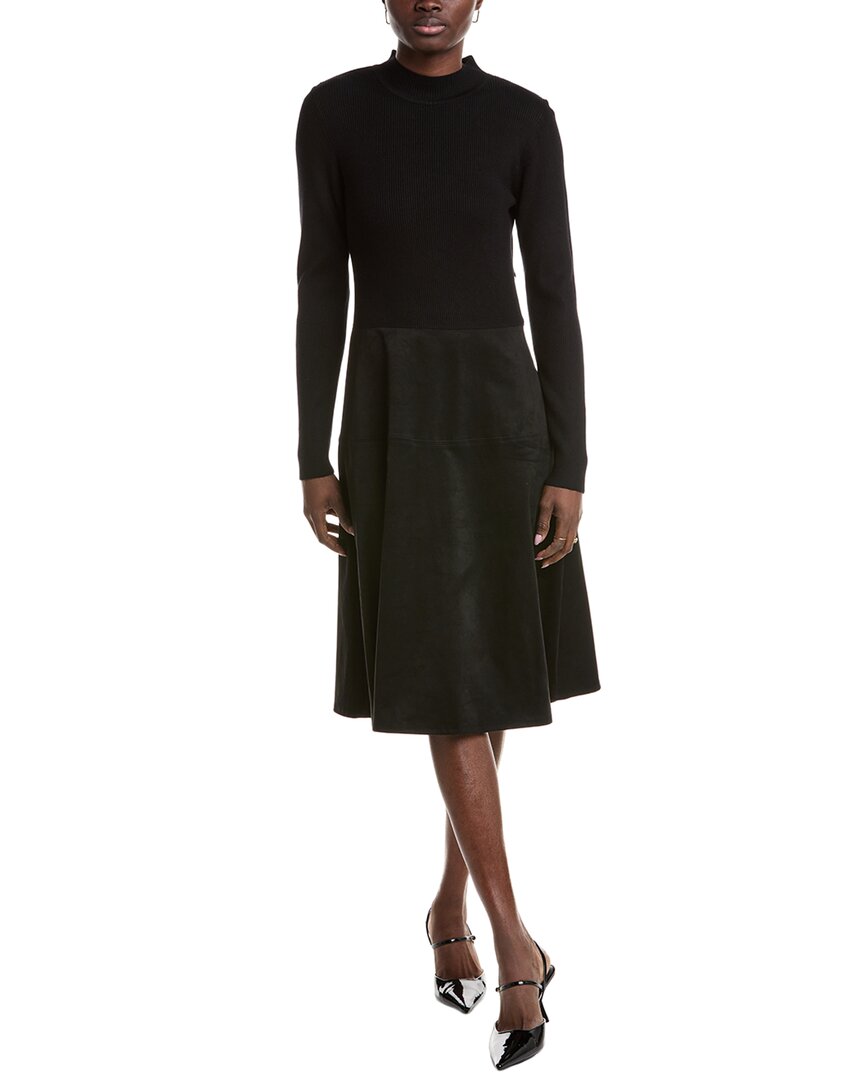 Платье-трапеция T Tahari из комбинированной ткани, черный
Платье-трапеция T Tahari из комбинированной ткани, черный