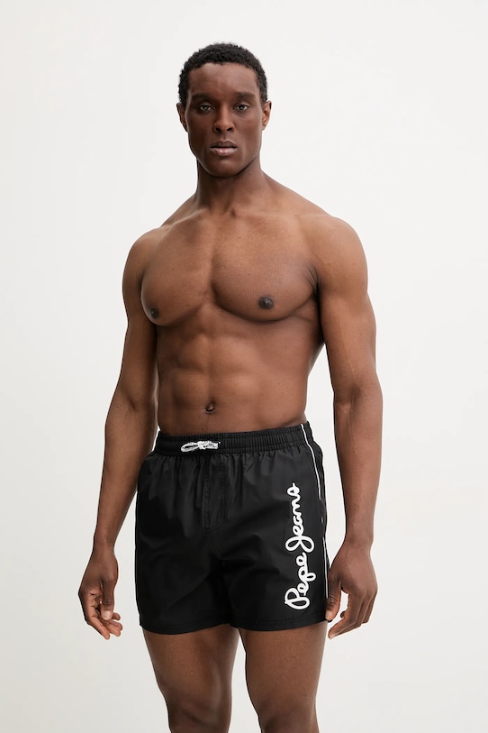 Плавки Logo Swimshort Pepe Jeans, черный 
Плавки Logo Swimshort Pepe Jeans, черный