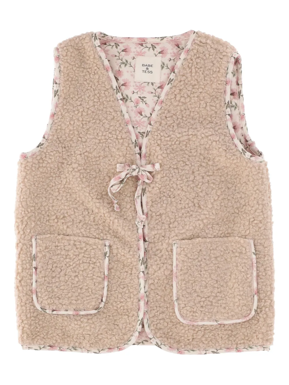 Флисовый жилет с цветочной подкладкой Babe And Tess, нейтральный
Флисовый жилет с цветочной подкладкой Babe And Tess, нейтральный