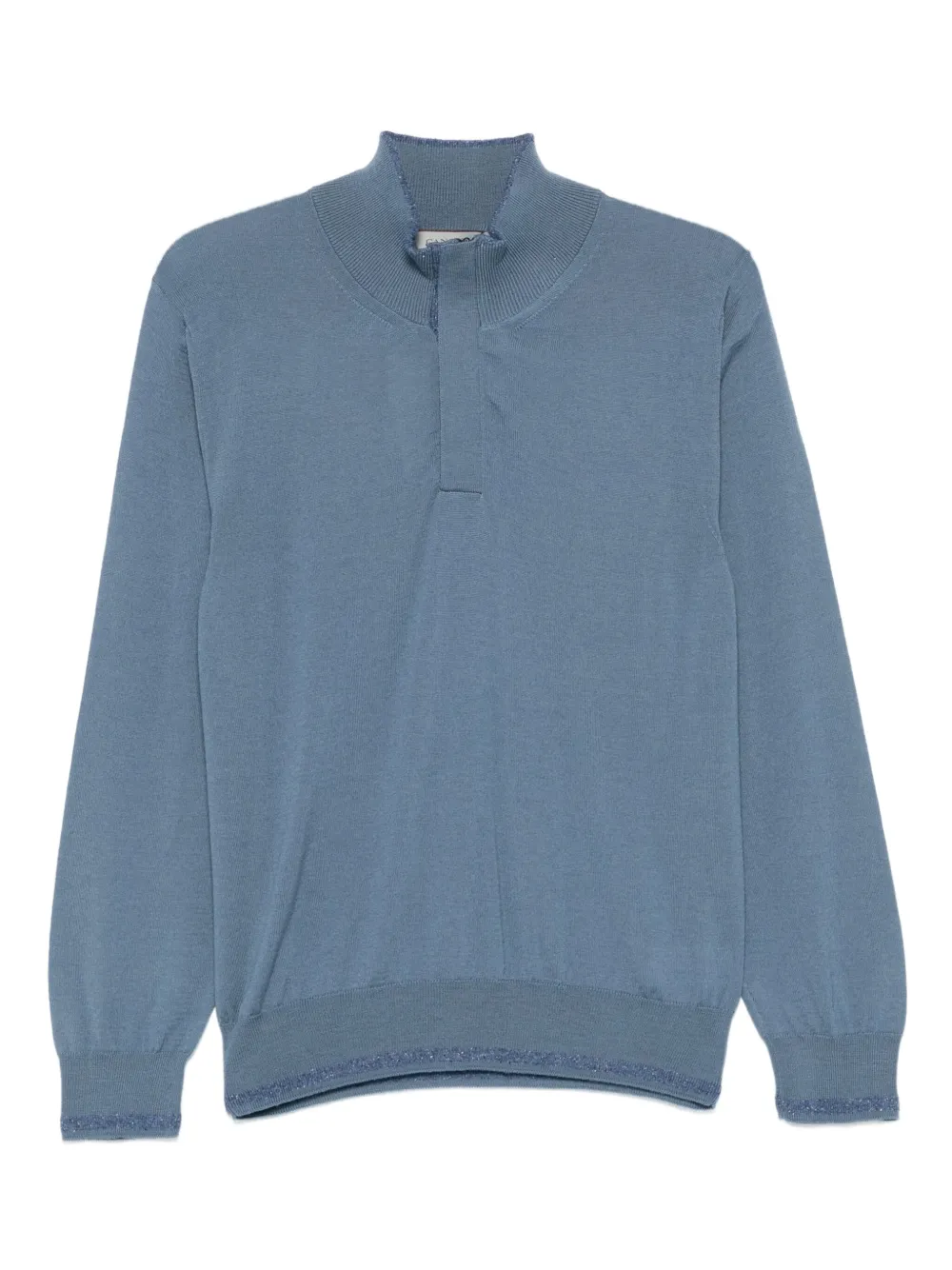 Свитер с высоким воротником Canali, синий
Свитер с высоким воротником Canali, синий