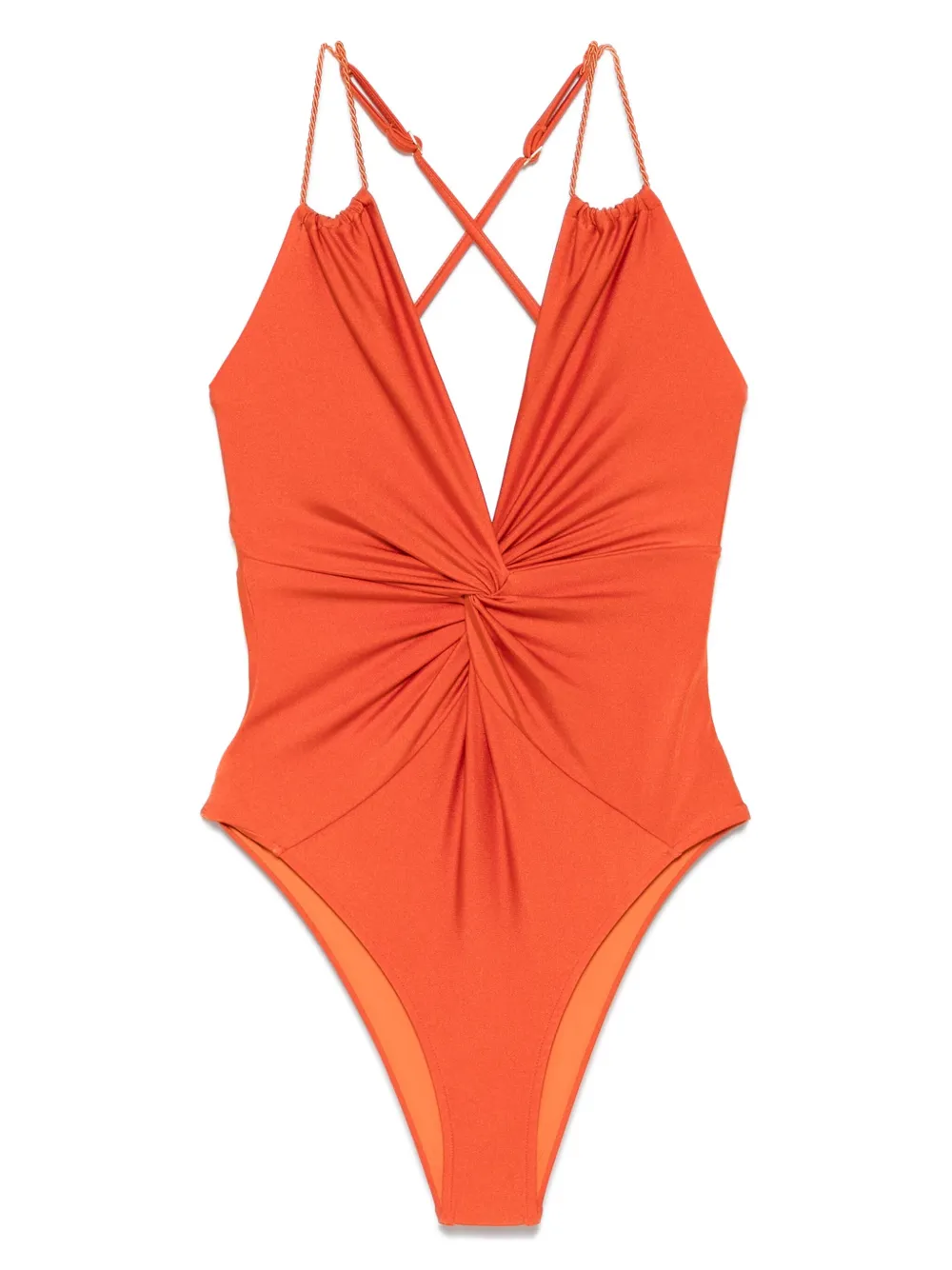 Купальник из джерси с глубоким вырезом PatBO, оранжевый
Купальник из джерси с глубоким вырезом PatBO, оранжевый