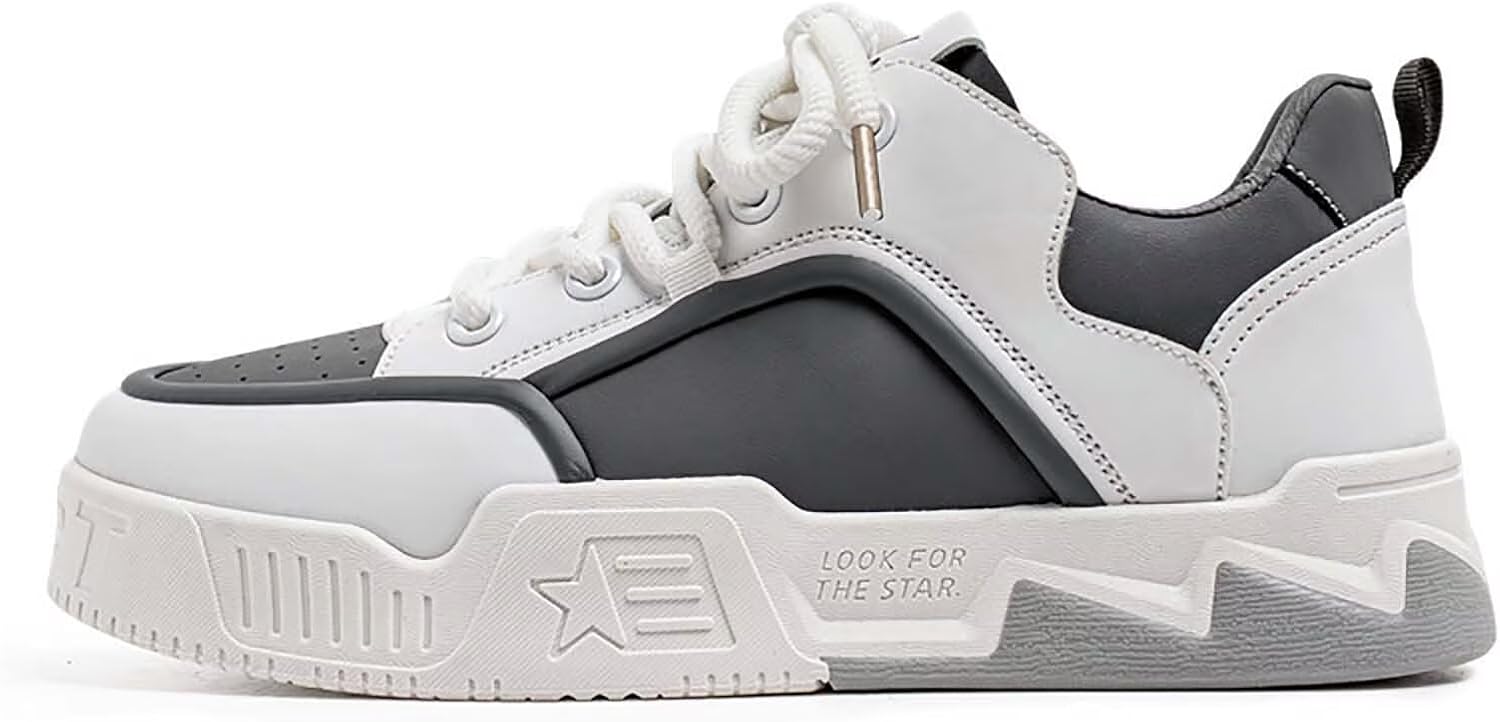 Кроссовки TERBOFIN для мужчин, модные прогулочные кроссовки, обувь для скейтборда, низкие повседневные спортивные туфли, белый/серый
Кроссовки TERBOFIN для мужчин, модные прогулочные кроссовки, обувь для скейтборда, низкие повседневные спортивные туфли, белый/серый