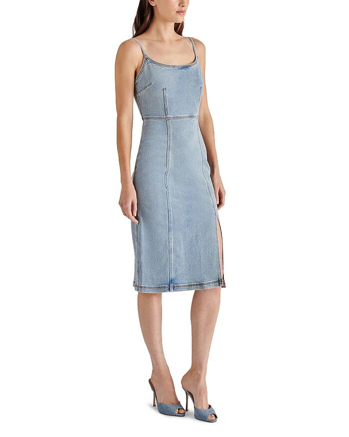 STEVE MADDEN Джинсовое платье миди Giselle, синий
STEVE MADDEN Джинсовое платье миди Giselle, синий