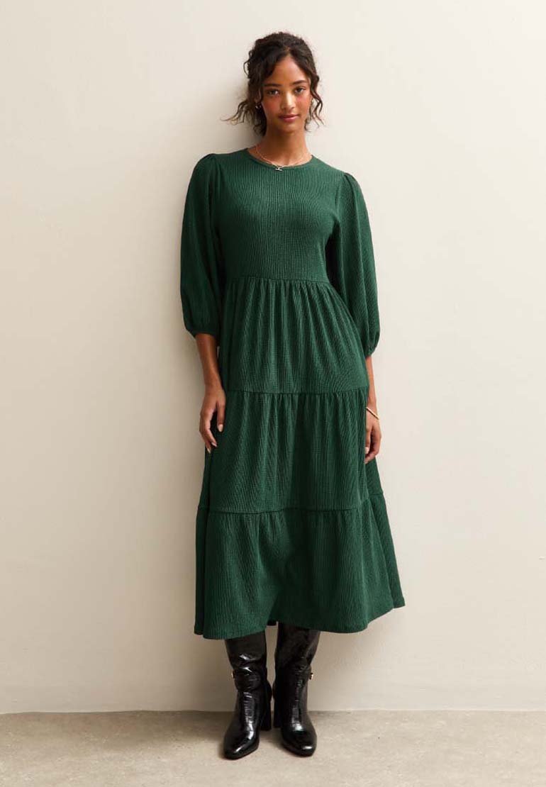 Платье New Look CRINKLE TIERED MIDI, Dark Green
Платье New Look CRINKLE TIERED MIDI, Dark Green