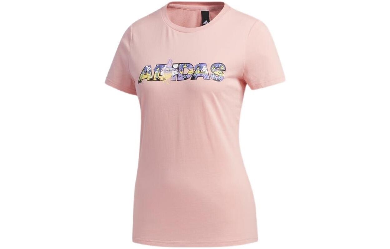 Футболка женская розовая Adidas 
Футболка женская розовая Adidas