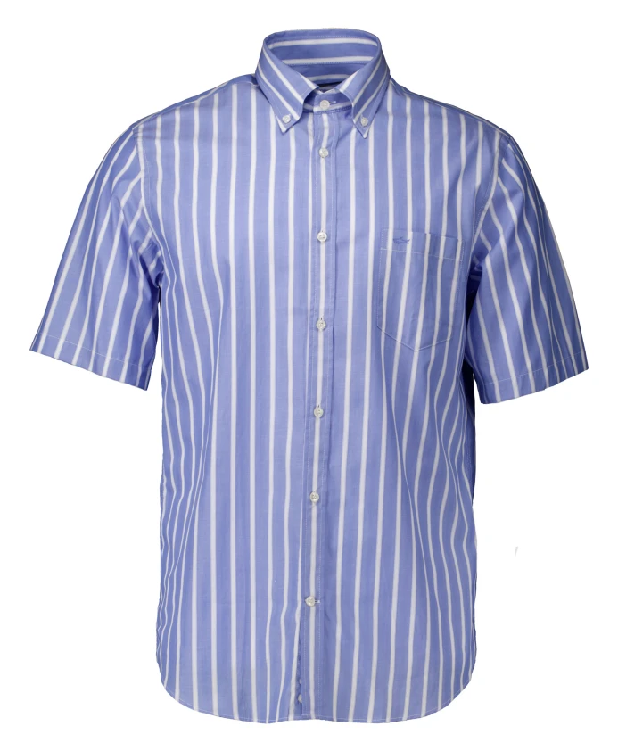 Рубашка с коротким рукавом светло-голубого цвета Paul & Shark, синий
Рубашка с коротким рукавом светло-голубого цвета Paul & Shark, синий