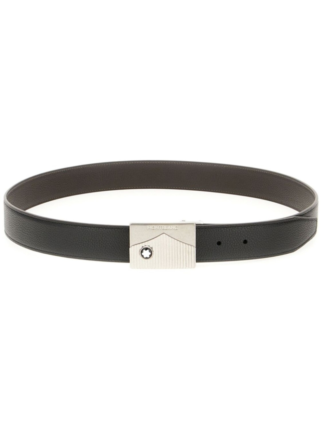 Двусторонний кожаный ремень Montblanc, коричневый
Двусторонний кожаный ремень Montblanc, коричневый