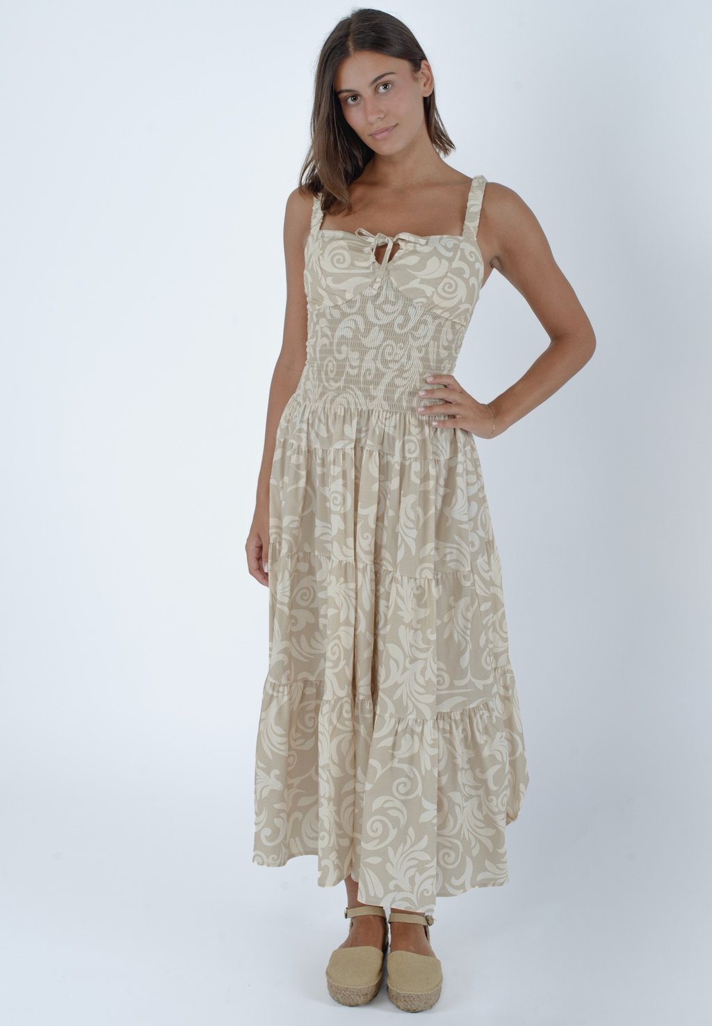 Длинное платье LUNGO ACANFORA, бежевый
Длинное платье LUNGO ACANFORA, бежевый