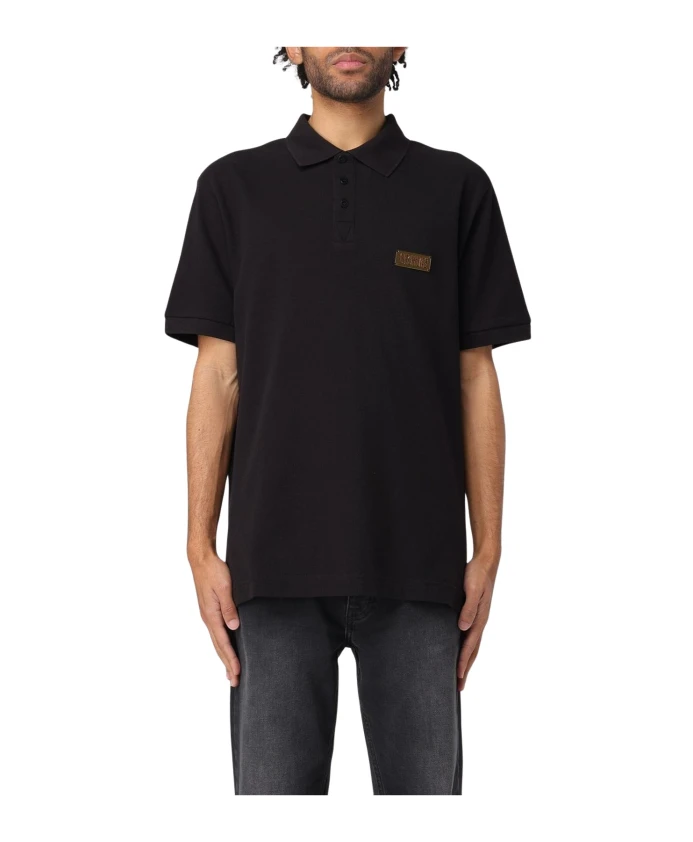 Рубашка-Поло с вышитым логотипом Versace Jeans Couture, черный
Рубашка-Поло с вышитым логотипом Versace Jeans Couture, черный