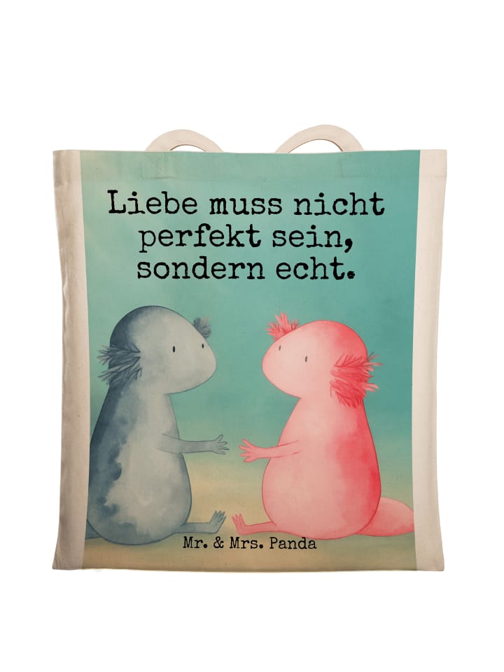 Mr. & Mrs. Panda Холщовая сумка с дизайном «Любовь к аксолотлю» и надписью белого цвета
Mr. & Mrs. Panda Холщовая сумка с дизайном «Любовь к аксолотлю» и надписью белого цвета