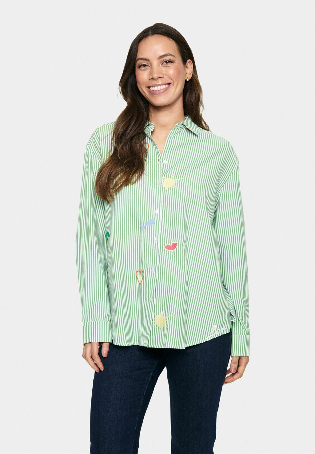 Блузка на пуговицах ZYTTASZ Saint Tropez, зеленый
Блузка на пуговицах ZYTTASZ Saint Tropez, зеленый