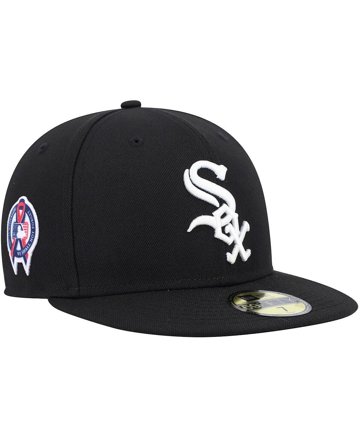 Мужская черная кепка Chicago White Sox с мемориальной нашивкой в честь 11 сентября 59FIFTY. New Era
Мужская черная кепка Chicago White Sox с мемориальной нашивкой в честь 11 сентября 59FIFTY. New Era