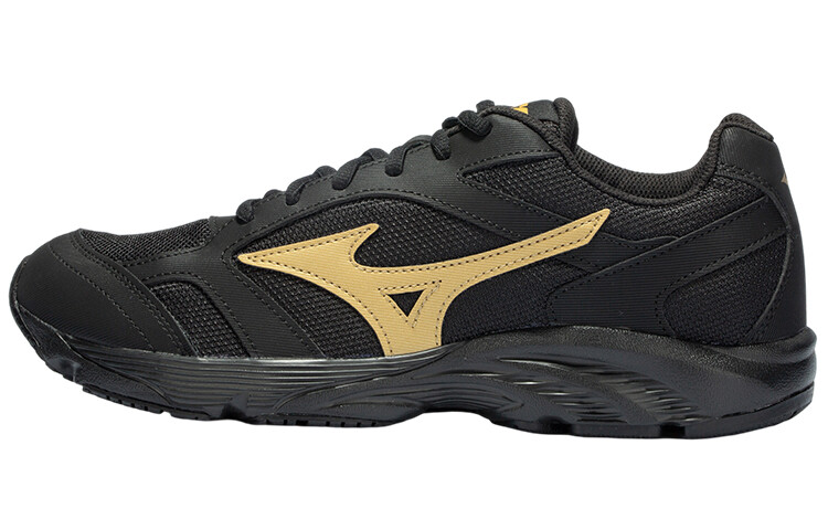 Кроссовки унисекс с низким верхом, черные/золотые Mizuno
Кроссовки унисекс с низким верхом, черные/золотые Mizuno