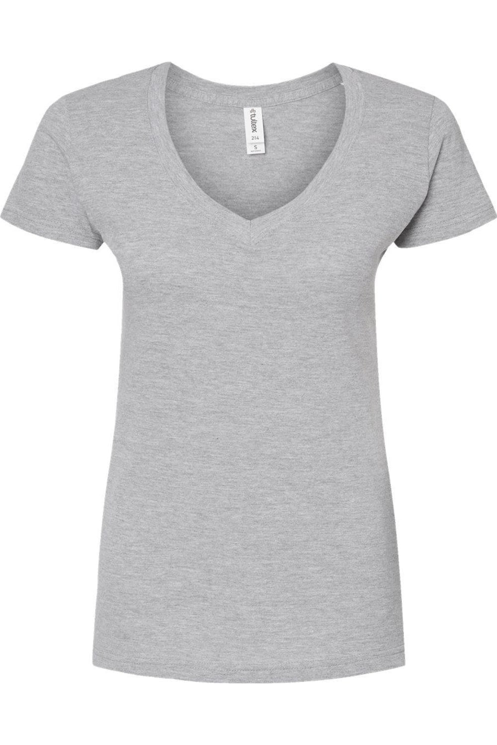 Tultex женская облегающая футболка из тонкого джерси с V-образным вырезом, цвет heather grey
Tultex женская облегающая футболка из тонкого джерси с V-образным вырезом, цвет heather grey