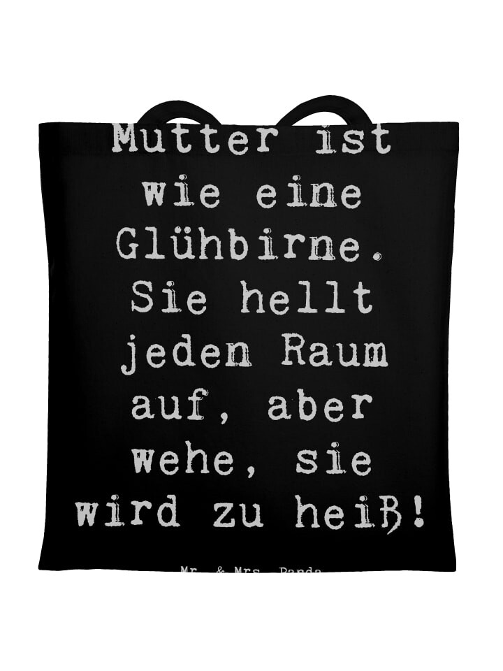 Сумка для переноски Mr & Mrs Panda Mutter Glühbirne, черный
Сумка для переноски Mr & Mrs Panda Mutter Glühbirne, черный