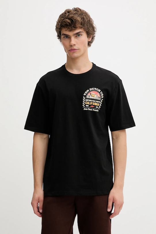 Хлопковая футболка Von Dutch, черный
Хлопковая футболка Von Dutch, черный