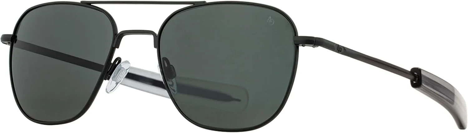 Оригинальные солнцезащитные очки-пилот AO American Optical | Линзы SkyMaster | Доступны поляризованные и неполяризованные линзы, Black / True Color Gray Lens
Оригинальные солнцезащитные очки-пилот AO American Optical | Линзы SkyMaster | Доступны поляризованные и неполяризованные линзы, Black / True Color Gray Lens