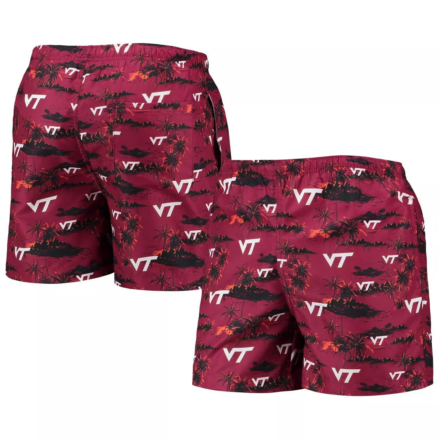 Мужские плавки-шорты FOCO Maroon Virginia Tech Hokies Island Palm
Мужские плавки-шорты FOCO Maroon Virginia Tech Hokies Island Palm