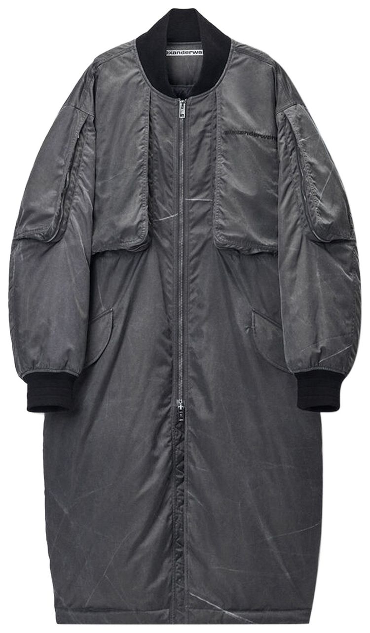 Утепленная парка оверсайз от Alexander Wang, черный
Утепленная парка оверсайз от Alexander Wang, черный