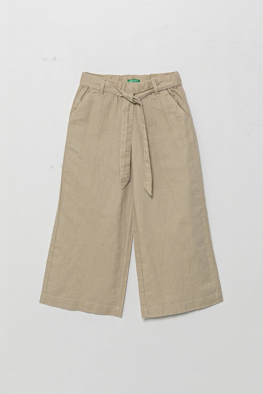 Льняные детские брюки United Colors Of Benetton, бежевый
Льняные детские брюки United Colors Of Benetton, бежевый