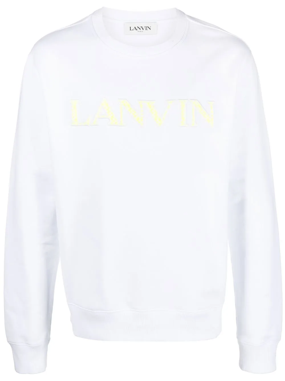Толстовка с вышитым логотипом Lanvin, белый
Толстовка с вышитым логотипом Lanvin, белый