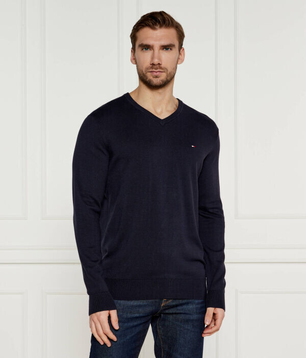 Свитер мужской Tommy Hilfiger с v-образным вырезом, синий
Свитер мужской Tommy Hilfiger с v-образным вырезом, синий