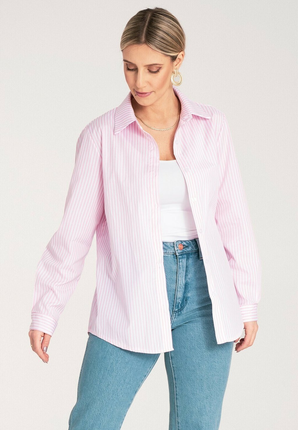 Блузка на пуговицах Figl, розовый
Блузка на пуговицах Figl, розовый