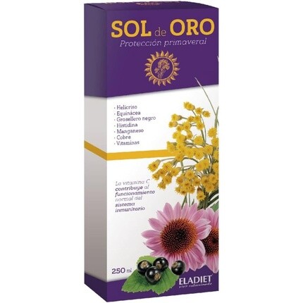 Сироп Sol De Oro Plus 250 мл 300 мл, Eladiet
Сироп Sol De Oro Plus 250 мл 300 мл, Eladiet