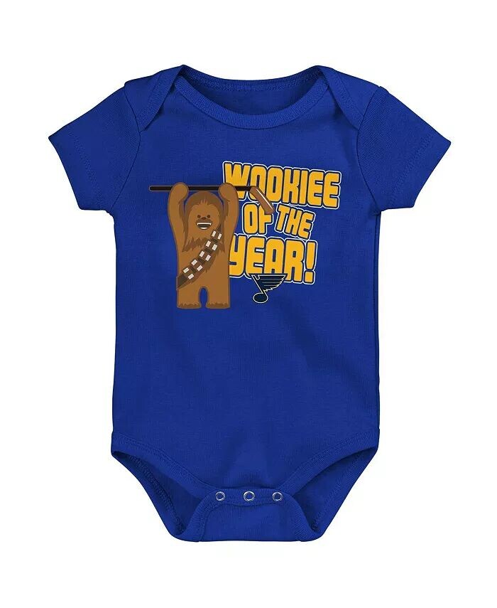 Боди для мальчиков и девочек Blue St. Louis Blues Star Wars Wookie of the Year Outerstuff
Боди для мальчиков и девочек Blue St. Louis Blues Star Wars Wookie of the Year Outerstuff