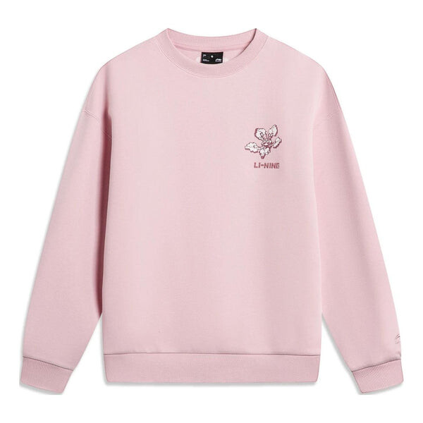Топ китайская культура цветочная графика толстовка Li-Ning, розовый
Топ китайская культура цветочная графика толстовка Li-Ning, розовый
