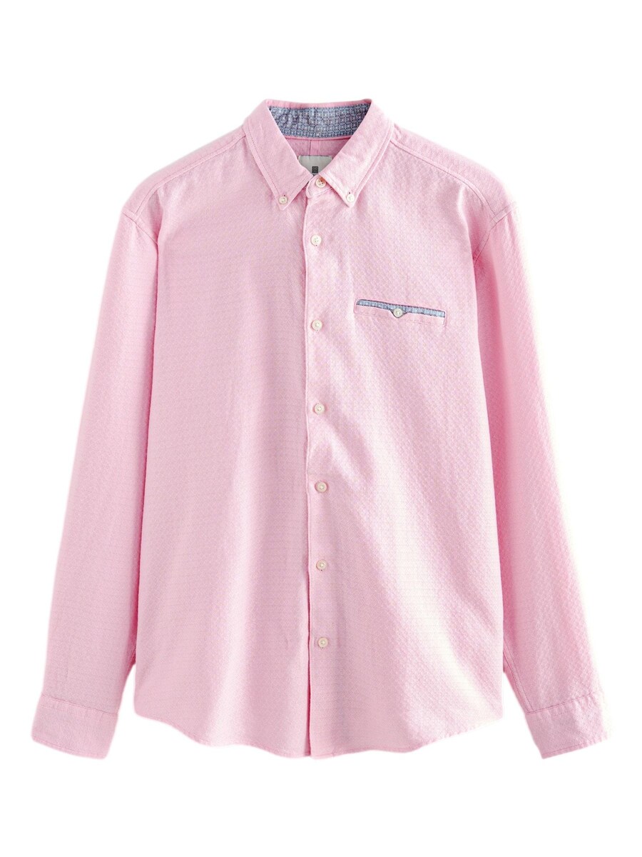 Рубашка обычного кроя на пуговицах Next, розовый
Рубашка обычного кроя на пуговицах Next, розовый