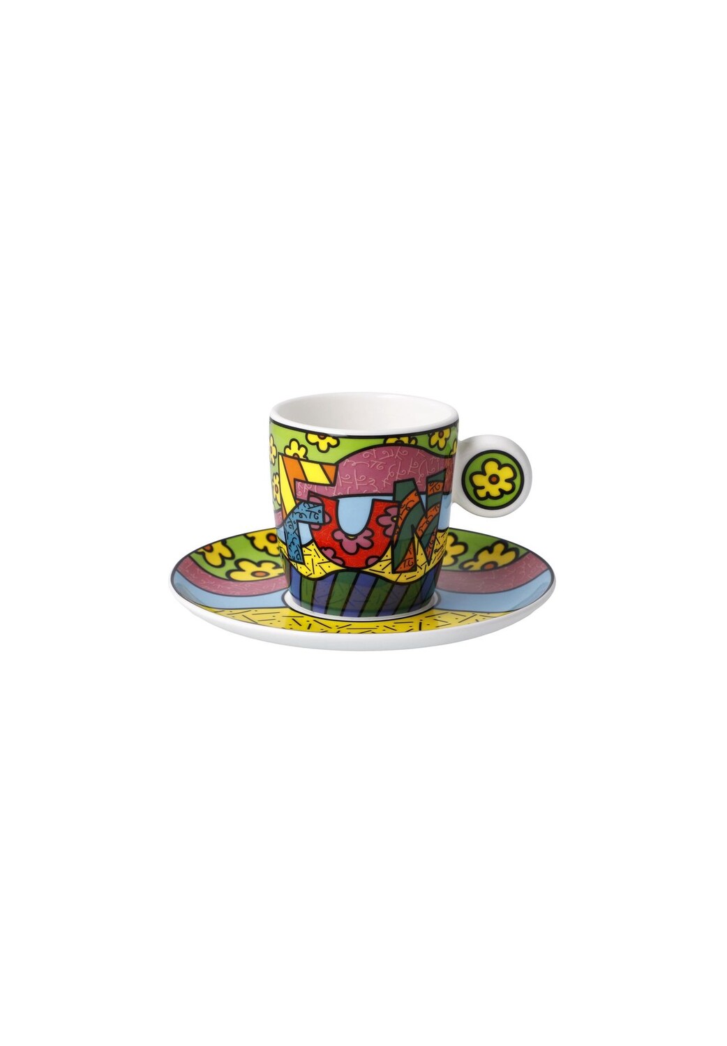 Чашка для эспрессо Romero Britto Fun Goebel, bunt 
Чашка для эспрессо Romero Britto Fun Goebel, bunt