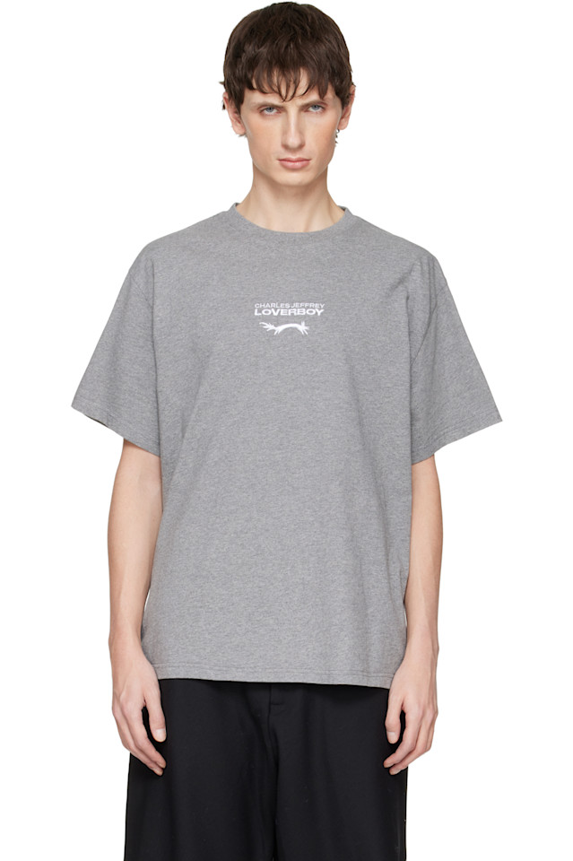 Charles Jeffrey Loverboy Серая футболка с логотипом
Charles Jeffrey Loverboy Серая футболка с логотипом