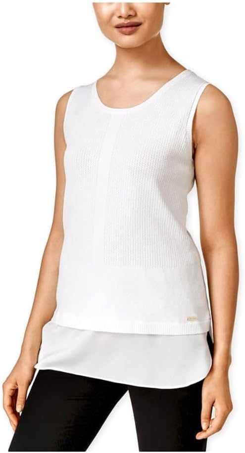 Женский свитер Calvin Klein S/L с тканым низом, Soft White
Женский свитер Calvin Klein S/L с тканым низом, Soft White