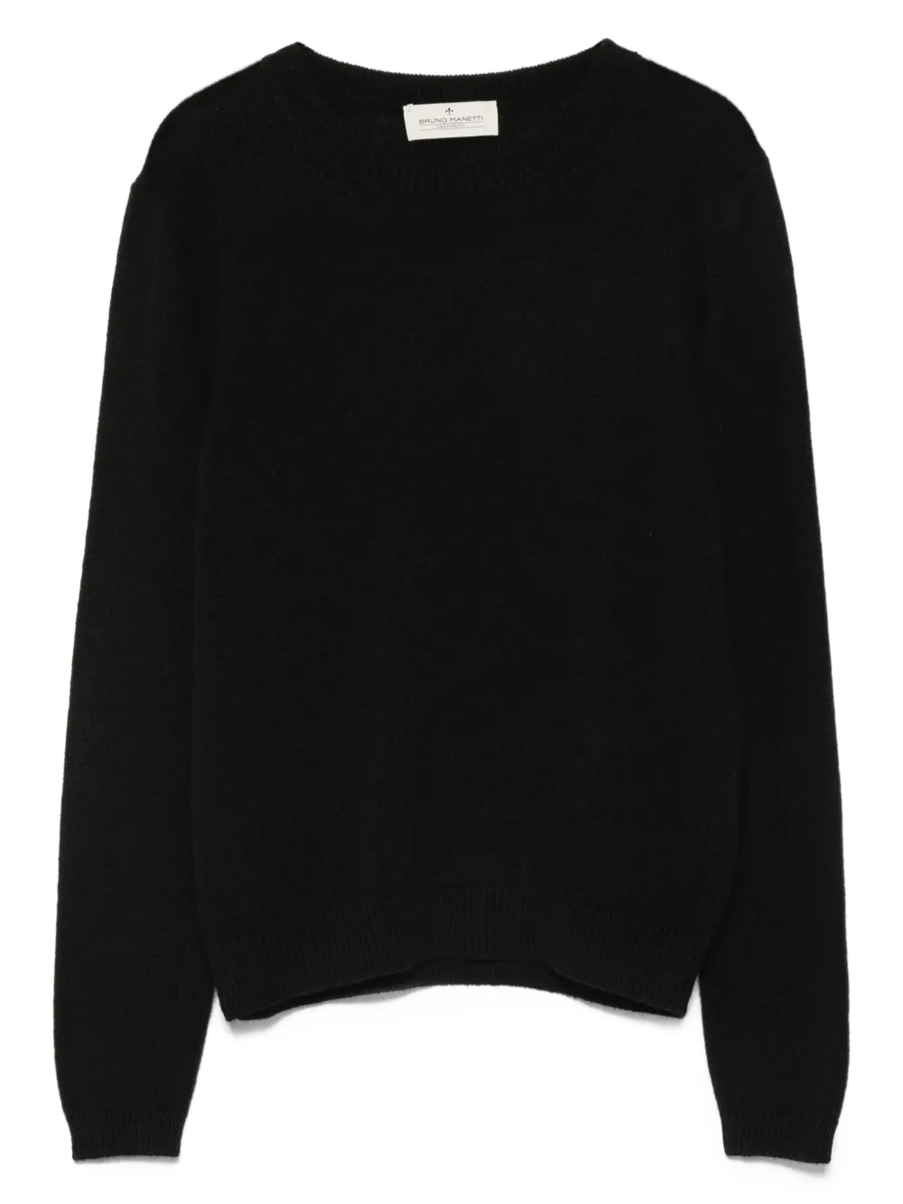 Кашемировый свитер с круглым вырезом BRUNO MANETTI, черный
Кашемировый свитер с круглым вырезом BRUNO MANETTI, черный