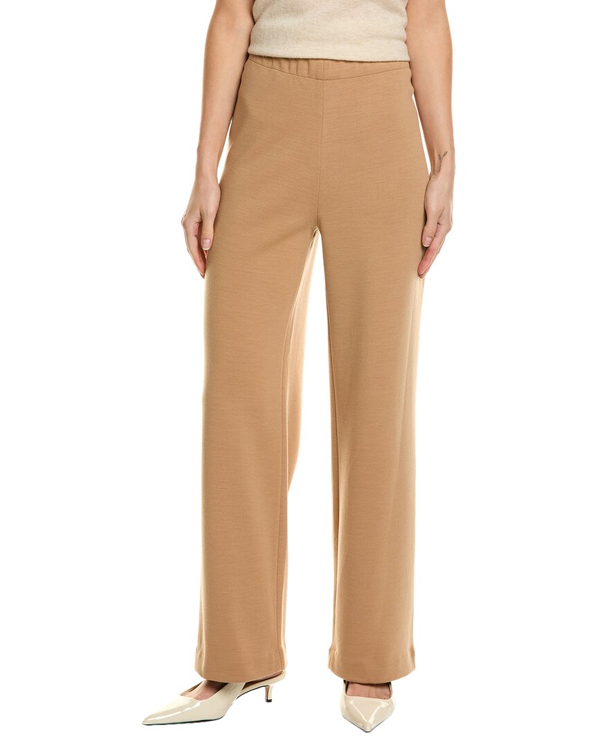 Брюки St. John на резинке из шерстяной смеси, коричневый 
Брюки St. John на резинке из шерстяной смеси, коричневый