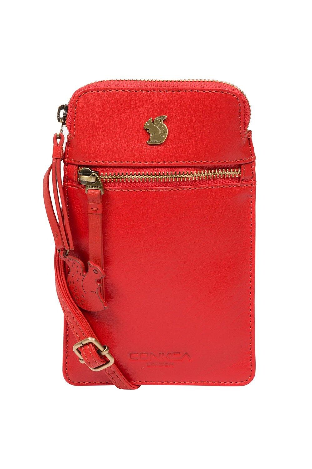 Кожаная сумка через плечо для телефона Bambino Conkca London, оранжевый
Кожаная сумка через плечо для телефона Bambino Conkca London, оранжевый
