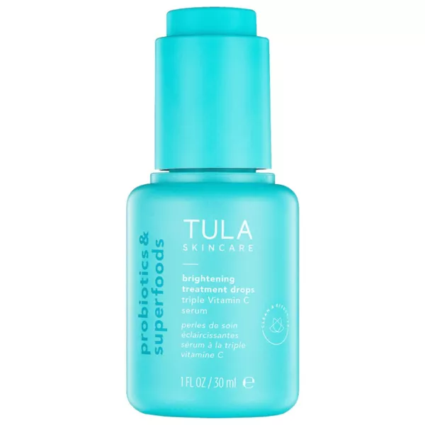 Осветляющие капли для лечения тройная сыворотка с витамином С Tula Skincare
Осветляющие капли для лечения тройная сыворотка с витамином С Tula Skincare
