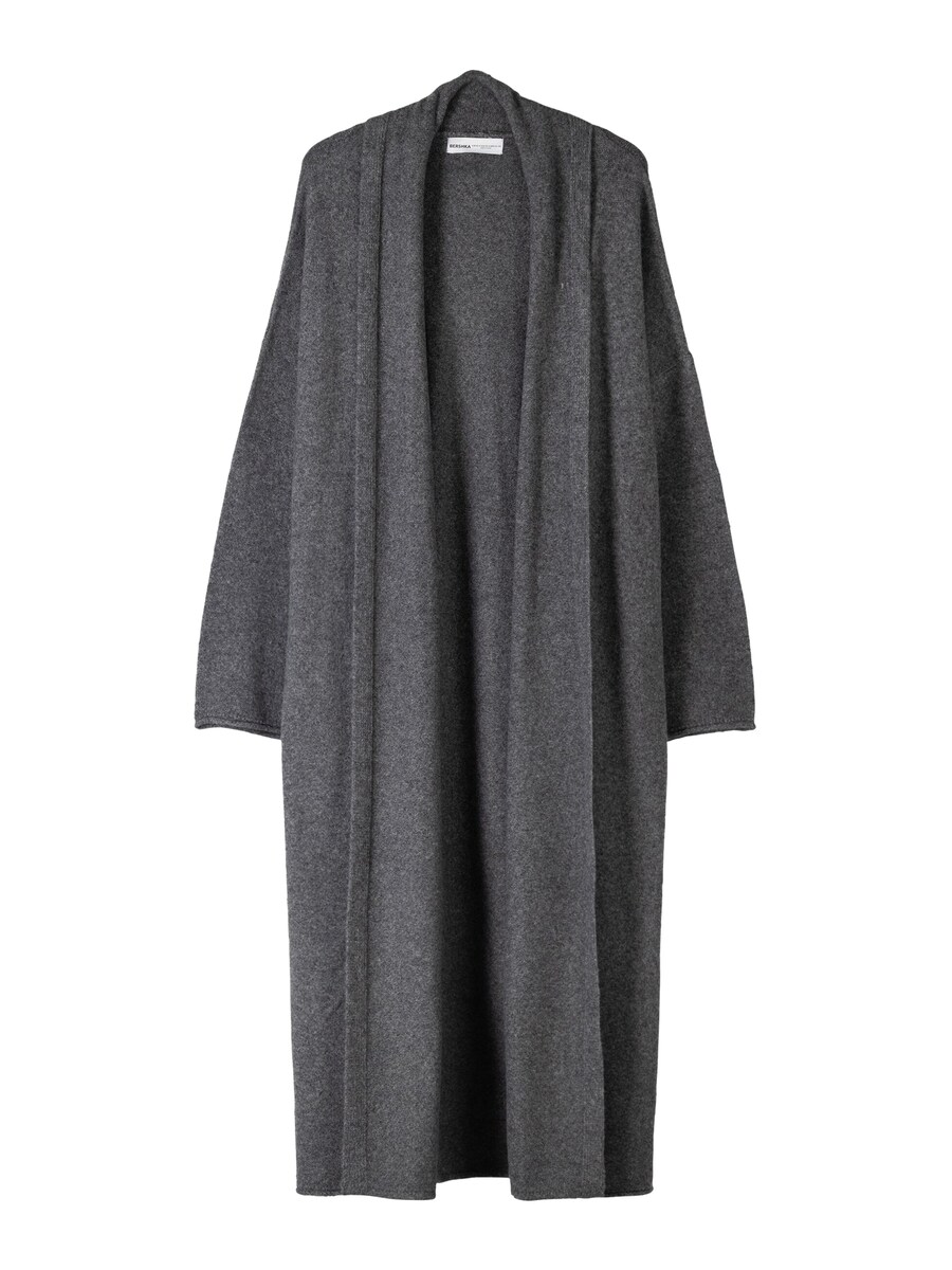 Вязаное пальто Bershka, темно-серый
Вязаное пальто Bershka, темно-серый