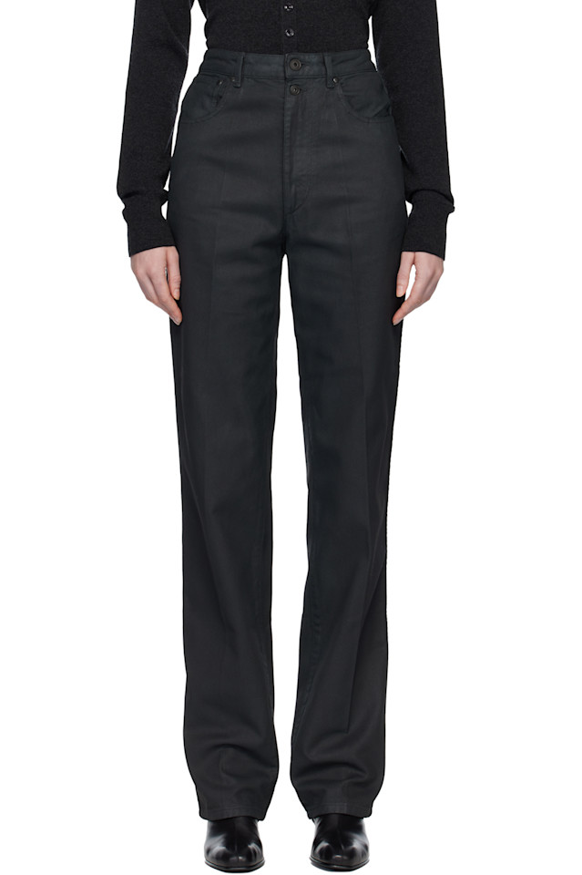 Lemaire Черные прямые джинсы с высокой талией
Lemaire Черные прямые джинсы с высокой талией