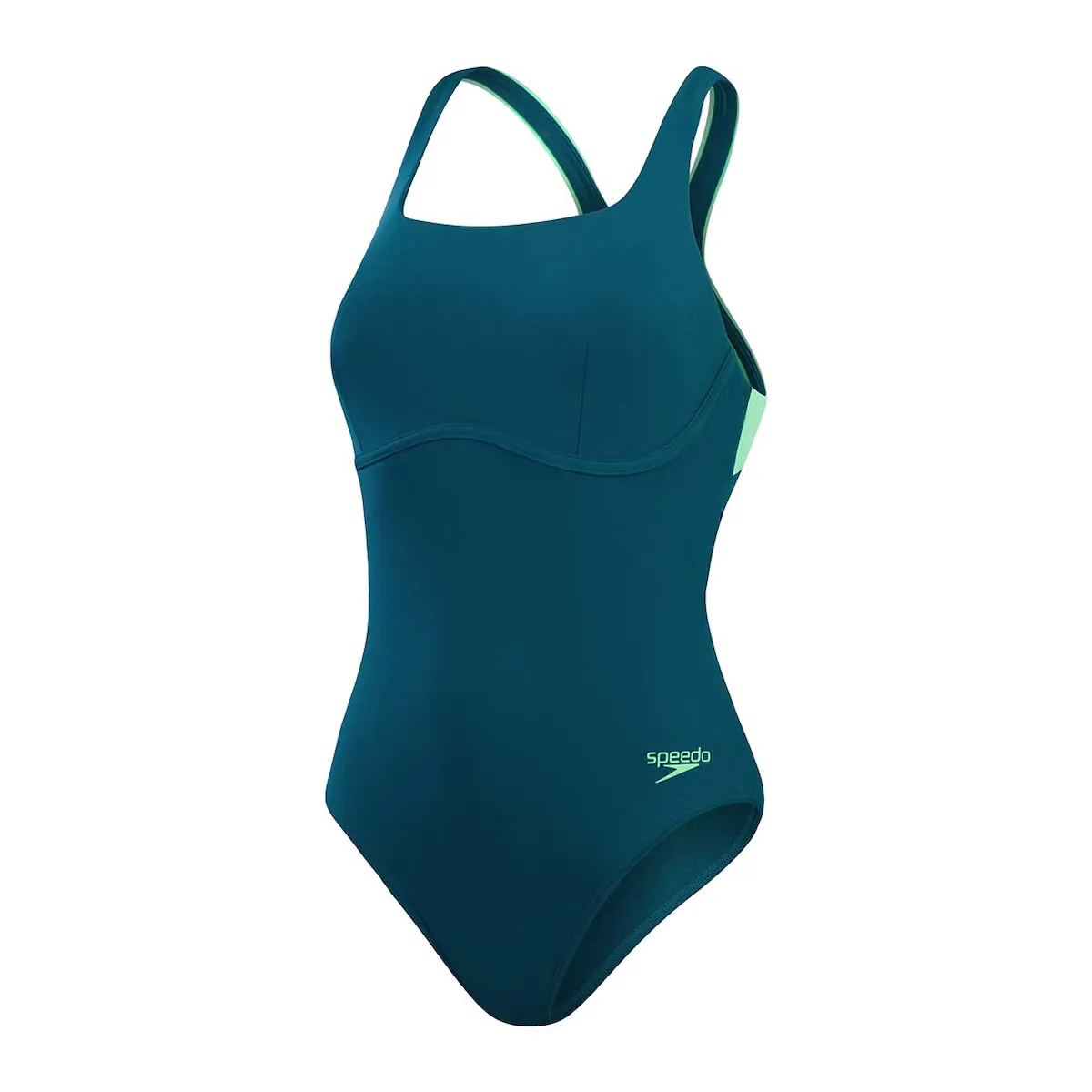 Женский купальник Speedo Flex Band со встроенным бюстгальтером для плавания, зеленый
Женский купальник Speedo Flex Band со встроенным бюстгальтером для плавания, зеленый