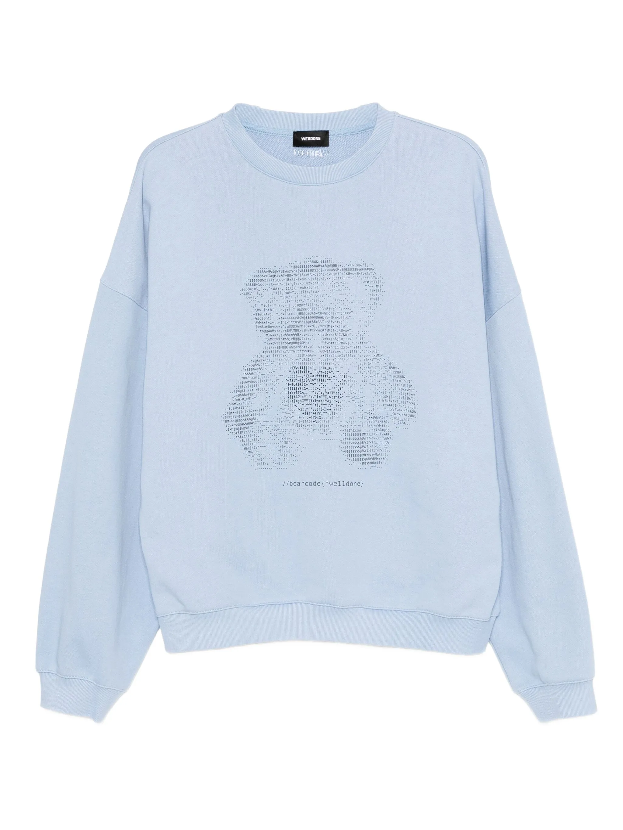 Толстовка с принтом We11Done, синий
Толстовка с принтом We11Done, синий